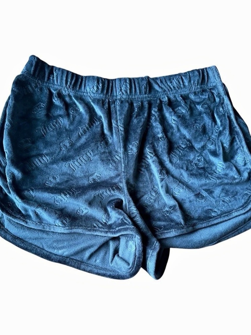 Juicy Couture Black Velour Shorts Size Small